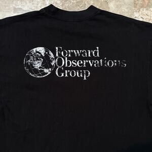 Forward Observations Group Shirt Mens Medium Black Short Sleeve Tee FOG